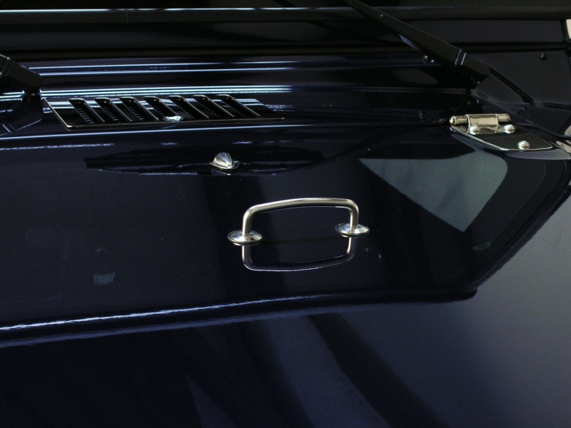 Jeep Wrangler Windshield Tie Down Kit - Rugged Ridge - Mirror Finish - Stainless Steel - `97-`06